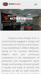 Mobile Screenshot of activedesign.rs